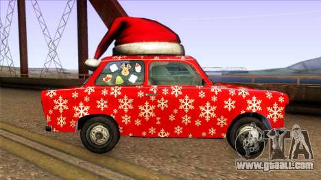 Trabant 601 Christmas Edition for GTA San Andreas