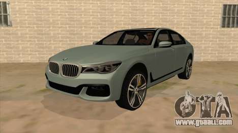 BMW 750d for GTA San Andreas