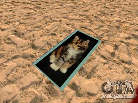 Beach mats with kittens for GTA San Andreas