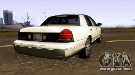 Ford Crown Victoria Unmarked 2009 for GTA San Andreas