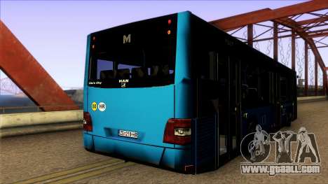 MAN Lions City ZET Croatian Bus for GTA San Andreas