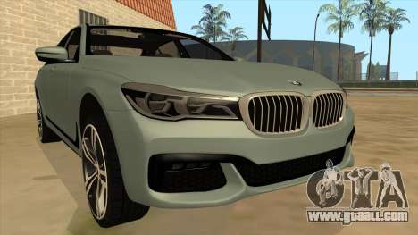 BMW 750d for GTA San Andreas