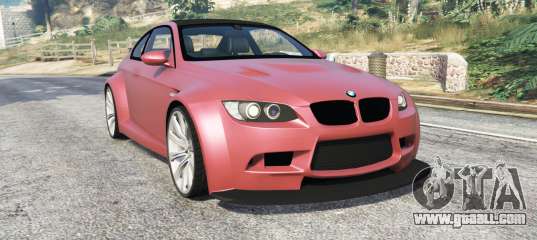 BMW M3 (E92) WideBody v1.2 [replace] for GTA 5