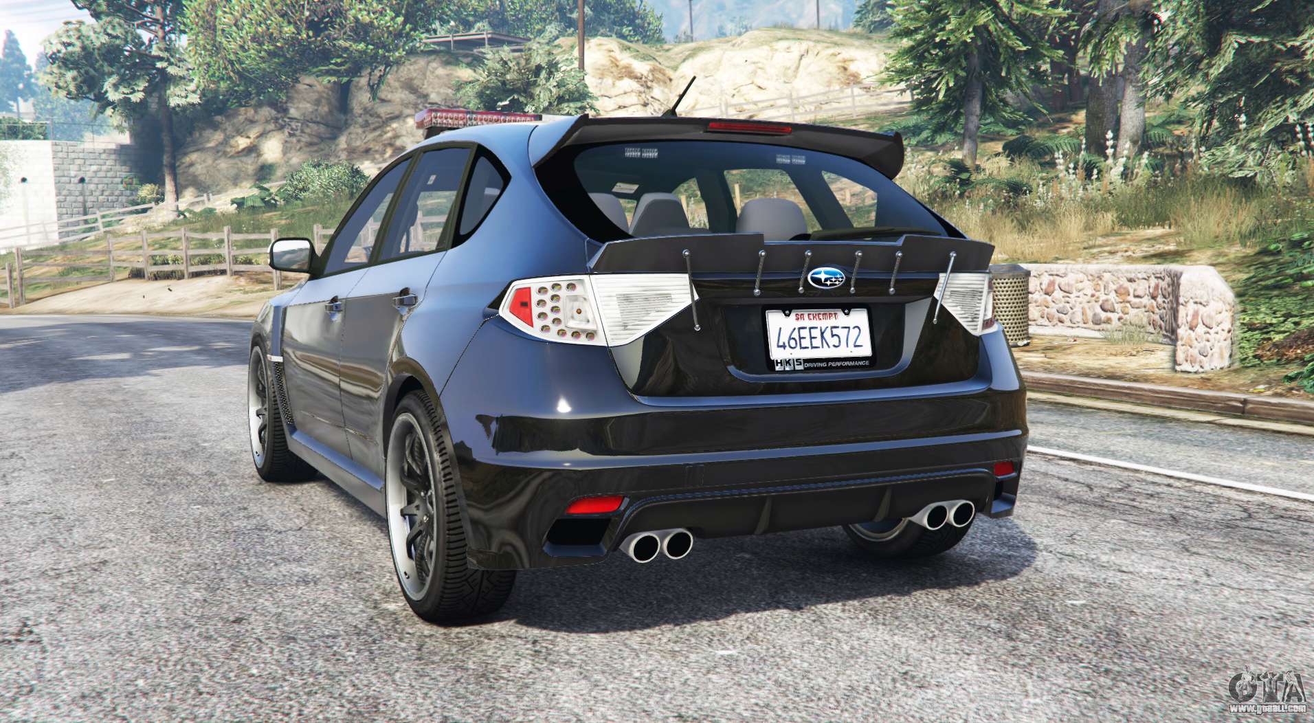 Subaru Impreza WRX STi LAPD v1.1 [replace] for GTA 5