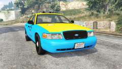 Ford Crown Victoria 2008 Taxi v1.2b [replace] for GTA 5