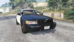 Ford Crown Victoria LSSD [ELS] [replace] for GTA 5
