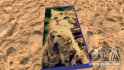Beach mats with kittens for GTA San Andreas