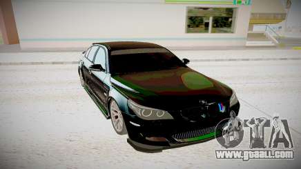 BMW M5 E60 black for GTA San Andreas