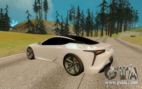 Lexus LC 500 for GTA San Andreas