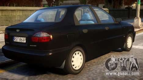 Daewoo Lanos Sedan SX PL 1997 for GTA 4