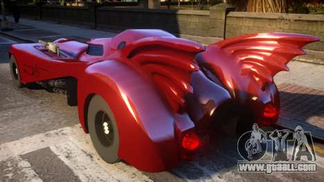 1992 Batmobile Movie Car Mod for GTA 4