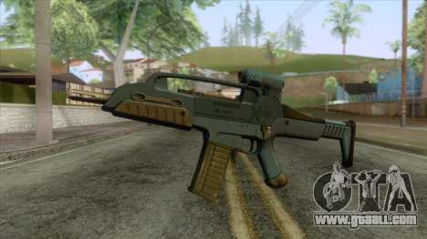 XM8 Compact Rifle Blue for GTA San Andreas