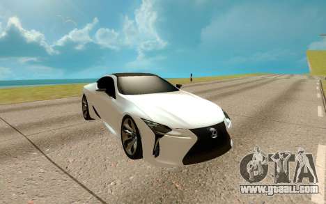 Lexus LC 500 for GTA San Andreas