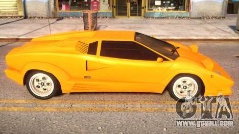 1989 Lamborghini Countach 25th Anniversary v1.1 for GTA 4