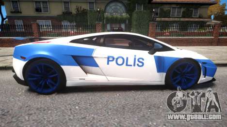 Lamborghini Gallardo LP570-4 2011 Turkey Police for GTA 4