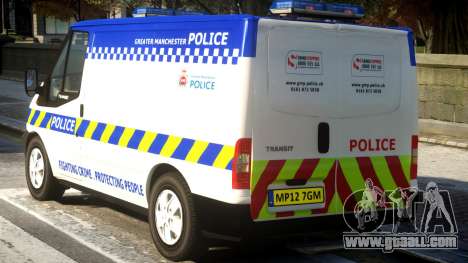 British Manchester Police Ford Transit for GTA 4