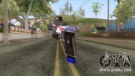 The Doomsday Heist - Pistol v2 for GTA San Andreas