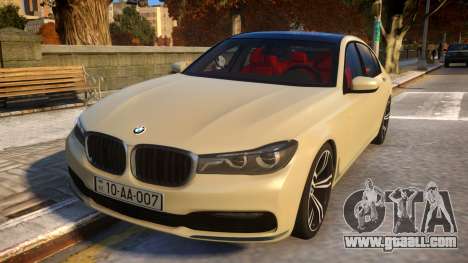 2016 BMW 7-series G12 Long for GTA 4