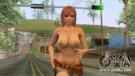 Honoka Topless Skin for GTA San Andreas