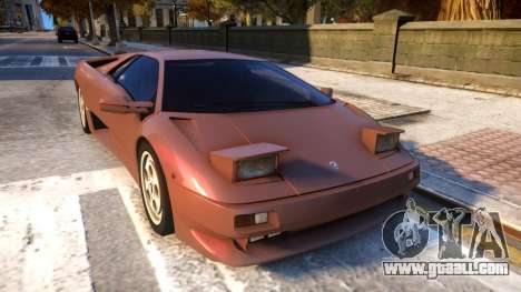 1990 Lamborghini Diablo v1.1 for GTA 4