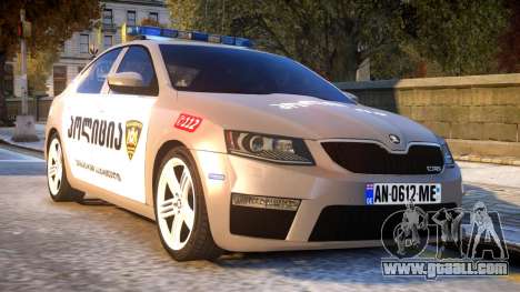Skoda Octavia RS GEO POLICE for GTA 4