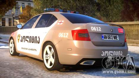Skoda Octavia RS GEO POLICE for GTA 4