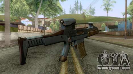 XM8 Compact Rifle Blue for GTA San Andreas