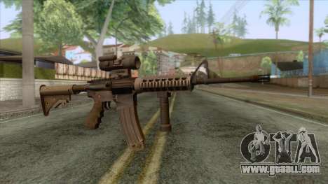M4A1 with Aimpoint Sight for GTA San Andreas