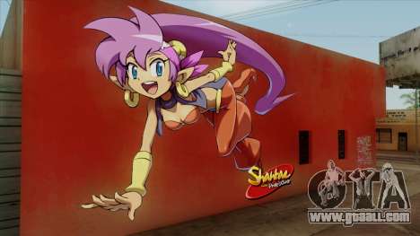 Shantae Pirate Wall for GTA San Andreas