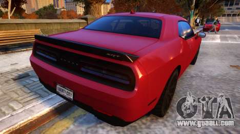 2015 Dodge Challenger SRT Hellcat v1.0 for GTA 4