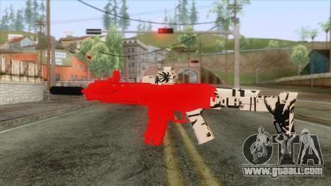 M4 Roja de Trolencio for GTA San Andreas