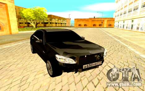 Mersedes-Benz C63 AMG for GTA San Andreas