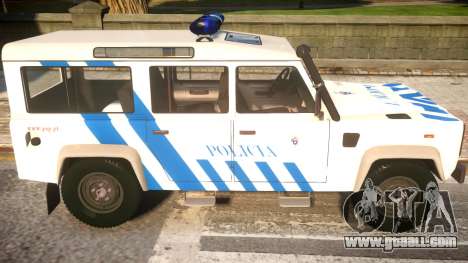 Land Rover Defender Police V2 for GTA 4