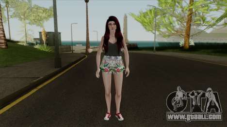 Samantha Casual v3 Sims 4 Custom for GTA San Andreas