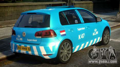 Volkswagen Golf Supervisor KLM for GTA 4