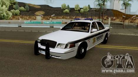 Ford Crown Victoria Sheriff Department for GTA San Andreas