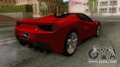 Ferrari 488 Spider for GTA San Andreas