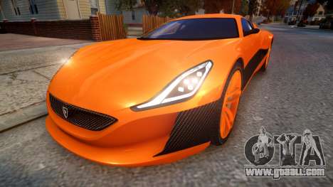 2016 Rimac Concept One for GTA 4