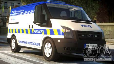 British Manchester Police Ford Transit for GTA 4