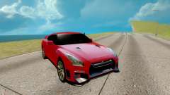Nissan GTR Nismo red for GTA San Andreas