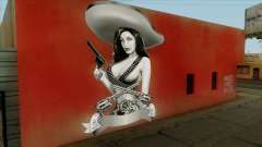 Sexy Charra Wall for GTA San Andreas