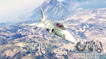 Saab JAS 39 Gripen [replace] for GTA 5