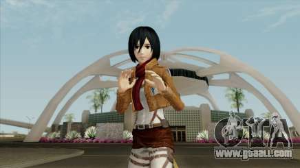 Mikasa Ackerman (Shingeki No Kyojin) for GTA San Andreas