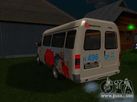 GAZelle 32213 satellite TV from MTS for GTA San Andreas