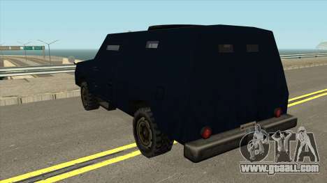 FBI Truck Civil No Paintable for GTA San Andreas
