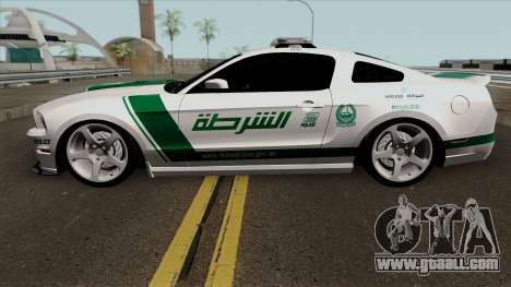 Ford Mustang Shelbi GT 500 2013 Dubai Police for GTA San Andreas