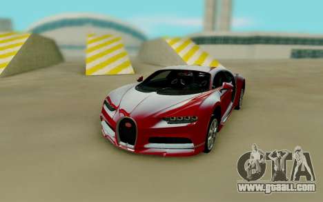 Bugatti Chiron Red for GTA San Andreas