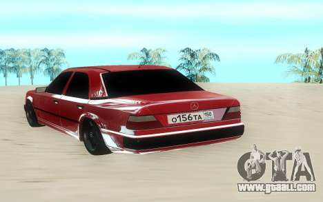 Mercedes-Benz W124 220E Red for GTA San Andreas
