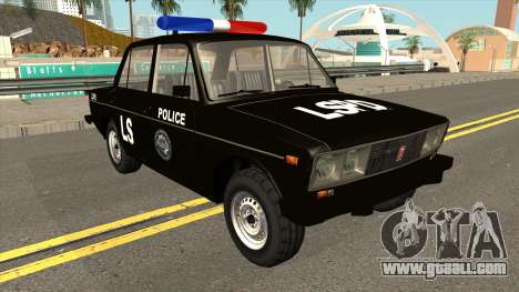 VAZ 2106 SA Style Police for GTA San Andreas
