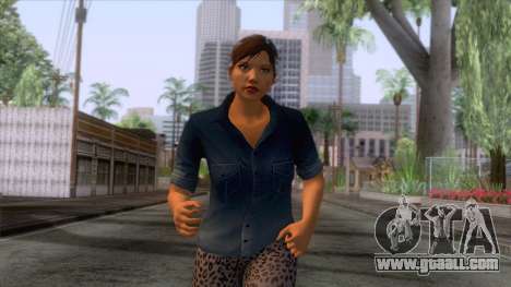 GTA 5 - Female Skin v1 for GTA San Andreas